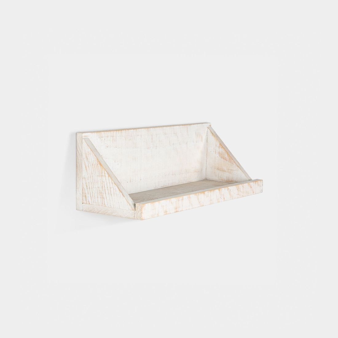 El estante rectangular Evan 45x45 cm fabricado en Madera reciclada representa con personalidad el upcycling