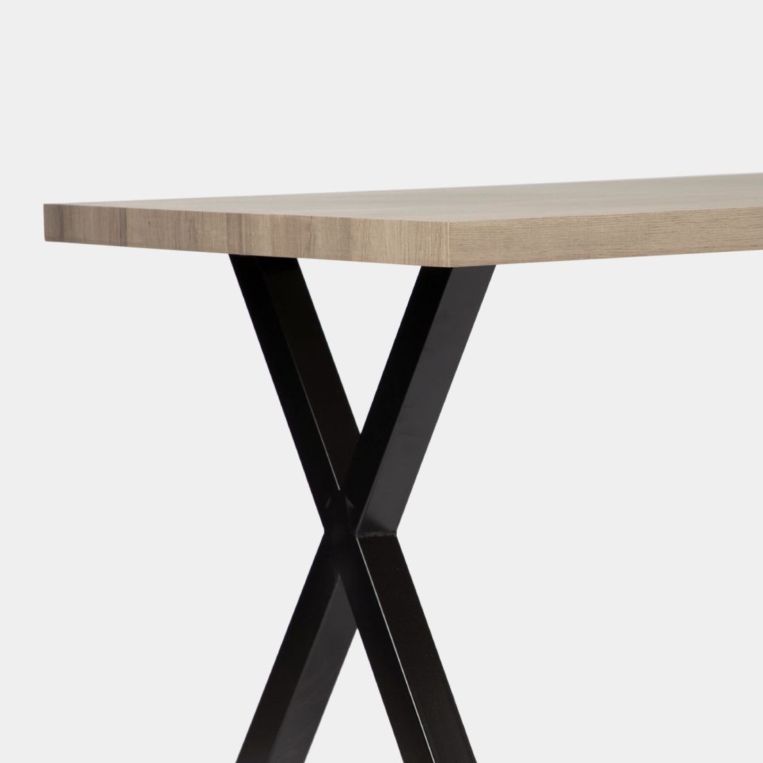 Mesa-de-comedor-rectangular-135-efecto-madera-con-pata-metalica-negra-Parks-2