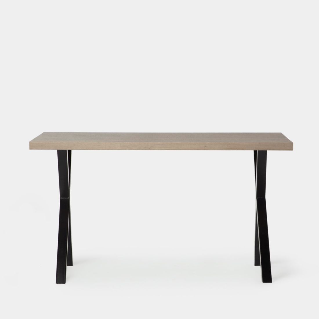 Mesa-de-comedor-rectangular-135-efecto-madera-con-pata-metalica-negra-Parks-4