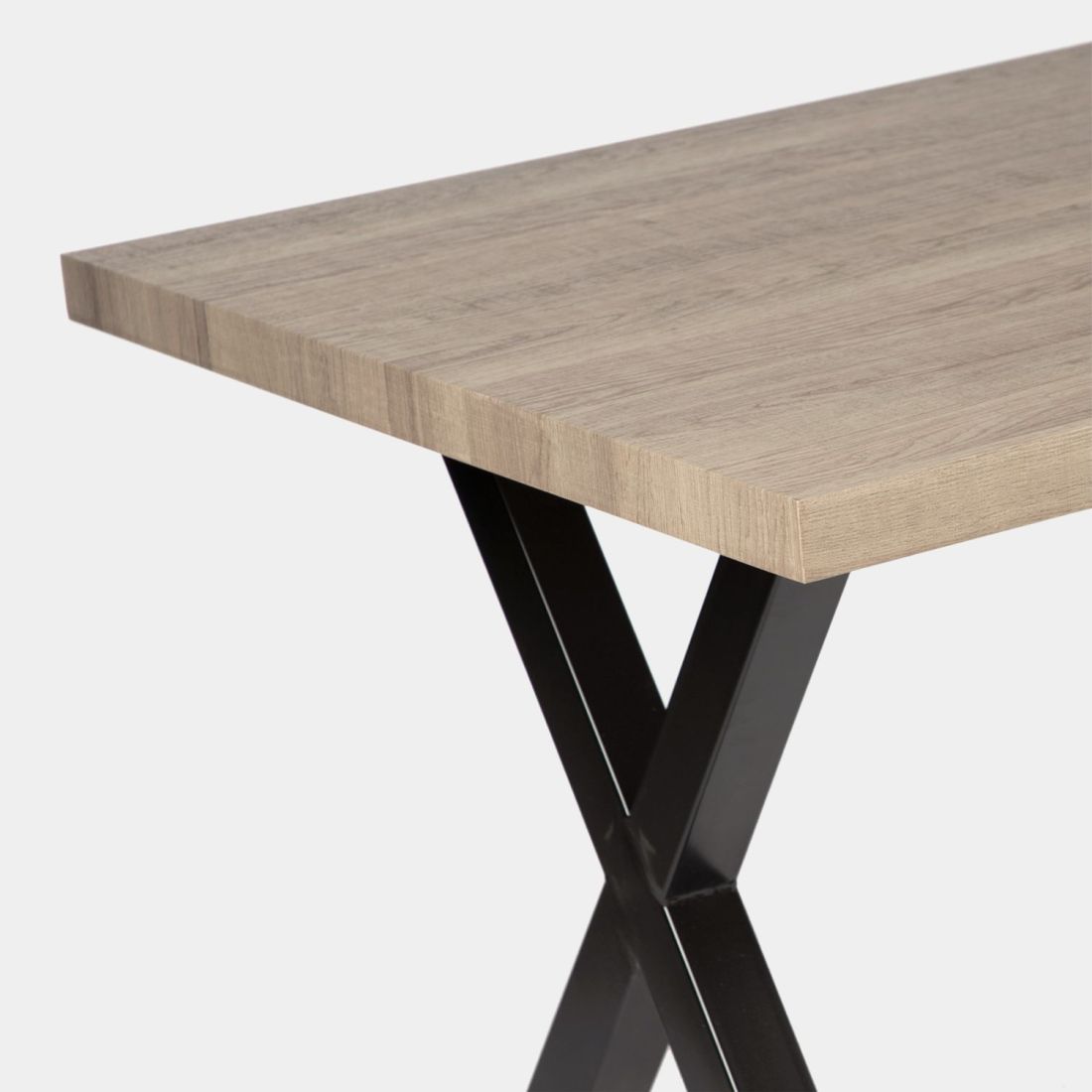 Mesa-de-comedor-rectangular-135-efecto-madera-con-pata-metalica-negra-Parks-6