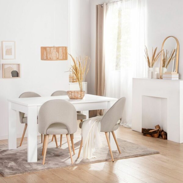 ya que combina a la perfección con cualquier decoración. Esta mesa puede darte muchas ventajas a la hora de planificar una reunión en casa