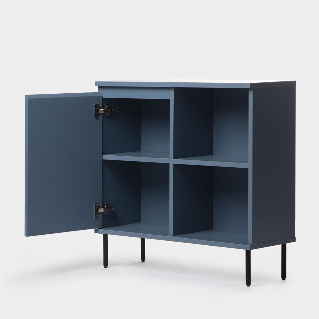 Mueble-recibidor-con-puerta-de-estilo-industrial-azul-Esben-4