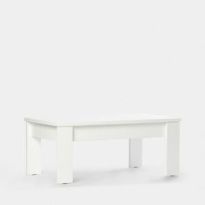 La mesa de centro fija Aris es idónea para disfrutar de momentos de relax en el salón viendo la televisión o leyendo un buen libro. Es una pieza multifuncional ideal para tu sala de estar. De líneas rectas