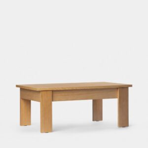 La mesa de centro fija Aris es idónea para disfrutar de momentos de relax en el salón