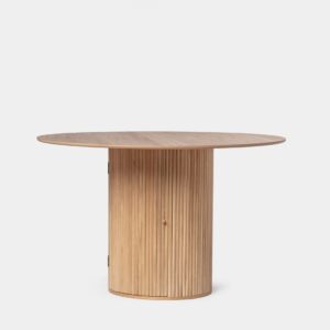 Añade a tu hogar un toque de tendencia y estilo con la mesa de comedor redonda Vemi